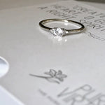 Dainty Zircon Flower Ring Purity Kit