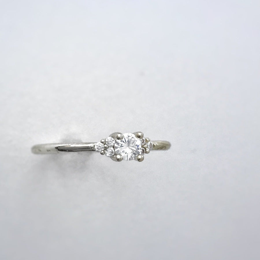 Dainty Zircon Flower Ring Purity Kit