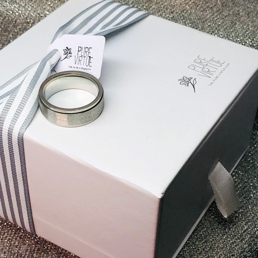 Silver Rings Kit Rotating Silver Purity Ring Kit (Unisex) – The Pure Virtue