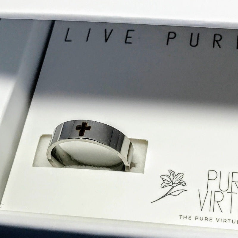 Cross Engraved Ring  (Unisex) Purity Kit