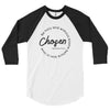 Chosen- Ephesians 1:4   3/4 sleeve raglan shirt